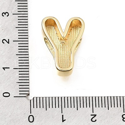 Brass Slide Charms KK-E802-33G-Y-1