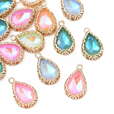 15Pcs K9 Glass Pendants GLAA-YW0004-60-1