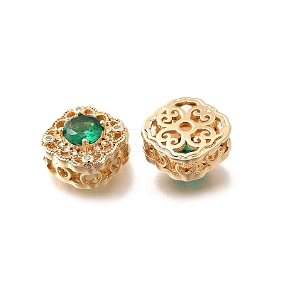 Brass Glass Beads KK-M318-38G-03-1