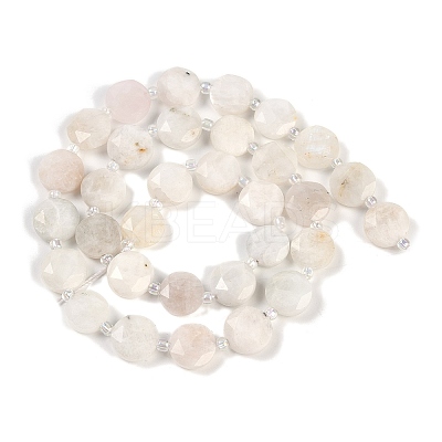 Natural White Moonstone Beads Strands G-C116-A15-01B-1