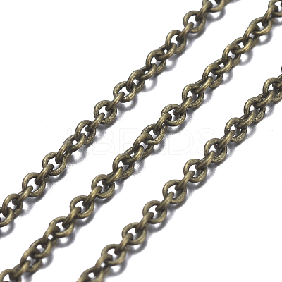 Brass Cable Chains CHC-034Y-AB-NF-1