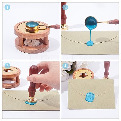 Sealing Wax Particles Kits for Retro Seal Stamp DIY-CP0004-08-1