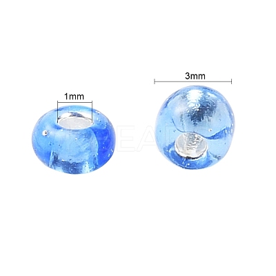 7 Colors Glass Round Seed Beads SEED-YW0001-24B-01-1