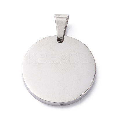 Valentine's Day 304 Stainless Steel Pendants STAS-Z027-03F-P-1