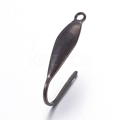 316 Surgical Stainless Steel Earring Hooks Ion Plating(IP) X-STAS-L211-10-B-1