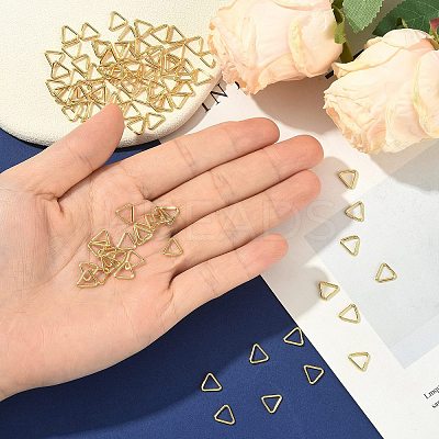 SHEGRACE Brass Adjuster Triangle Buckles XGR0143G-140G-1