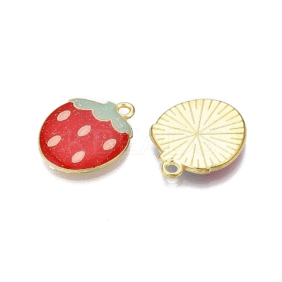 Light Gold Plated Alloy Enamel Pendants LS-PALLOY-N176-26A-RS-1