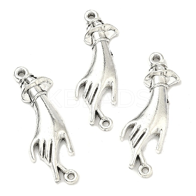 Tibetan Style Zinc Alloy Links connectors X-TIBEP-R334-233AS-RS-1