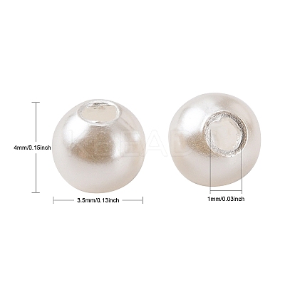 Imitation Pearl Acrylic Beads PL612-1-1