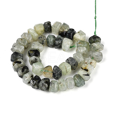 Natural Prehnite Beads Strands G-N347-17A-04-1