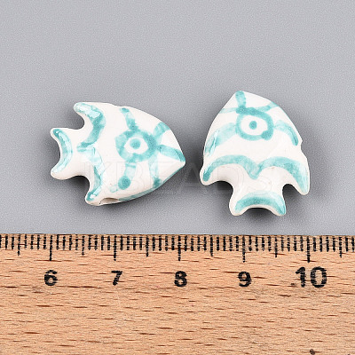 Handmade Porcelain Beads PORC-N009-08A-1