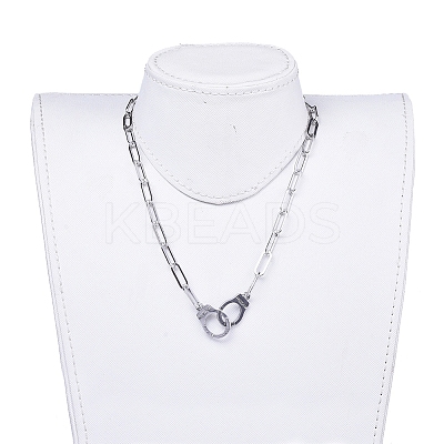 Non-Tarnish 304 Stainless Steel Chain Necklaces X-NJEW-JN02772-02-1
