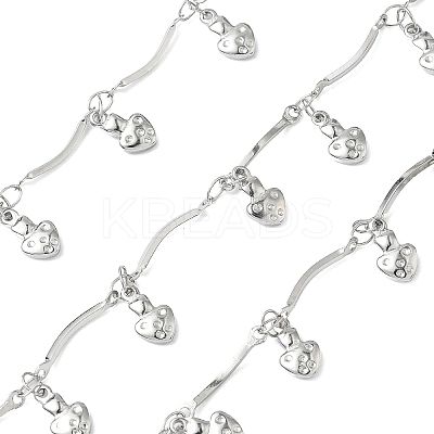 304 Stainless Steel Bar Link Chains CHS-G043-07A-P-1