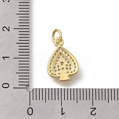 Brass Micro Pave Cubic Zirconia Pendants KK-D431-076B-01-1