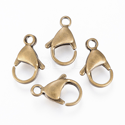 304 Stainless Steel Lobster Claw Clasps X-STAS-E145-05C-AG-1