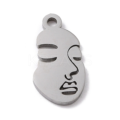 Tarnish Resistant 304 Stainless Steel Pendants STAS-F271-09A-P-1