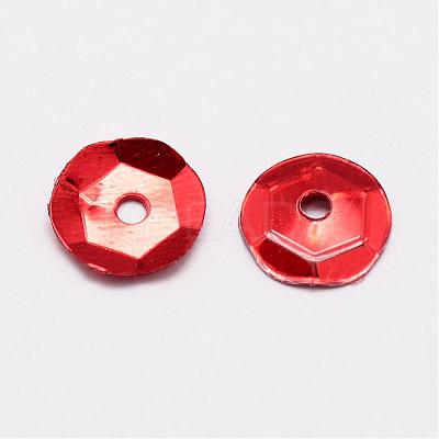 Plastic Paillette Beads PVC-A001-10mm-07-1