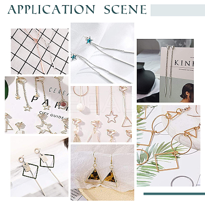 Ring & Bar Drop Earring DIY Making Kit DIY-UN0002-99-1