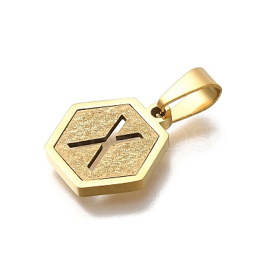 304 Stainless Steel Charms STAS-H227-01G-X-1