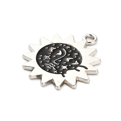 Alloy Enamel Pendants FIND-V001-02P-01-1