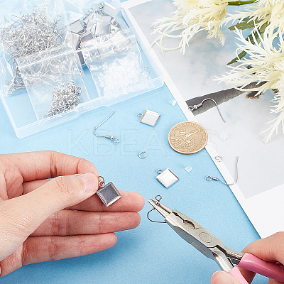 DIY Earrring Making Finding Kit DIY-DC0001-68-1