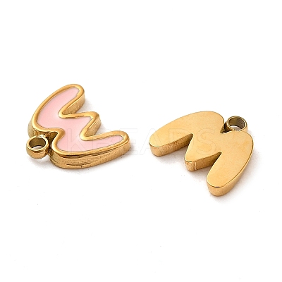 304 Stainless Steel Enamel Charms STAS-L022-292G-M-1