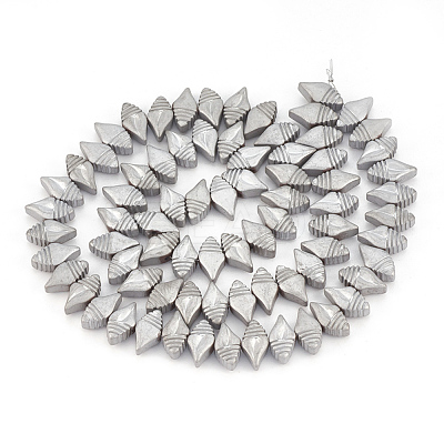 Electroplate Non-magnetic Synthetic Hematite Beads Strands G-T061-173-1