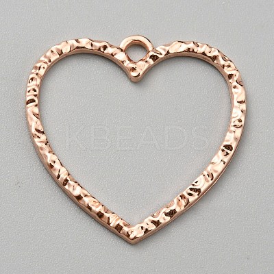 Alloy Open Back Bezel Pendants FIND-TAC0017-41B-RG-1
