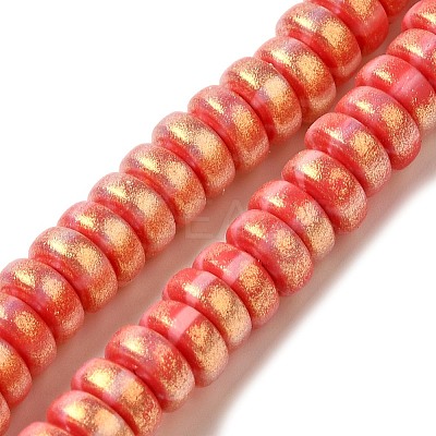 Handmade Polymer Clay Beads Strands CLAY-H006-03H-1