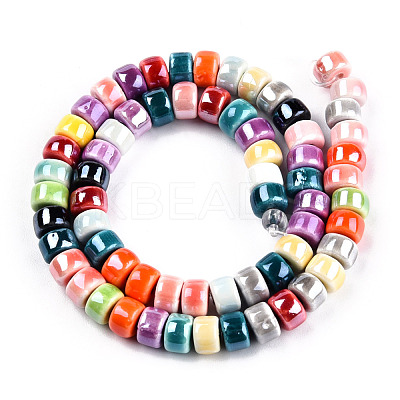 Handmade Porcelain Bead Strands PORC-N007-22-1
