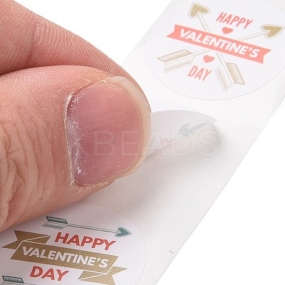 Valentine's Day Round Paper Stickers LS-DIY-I107-05B-1