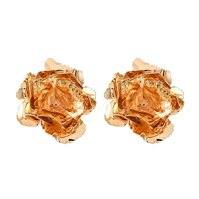 Iron Stud Earrrings for Women EJEW-U063-02B-G-1