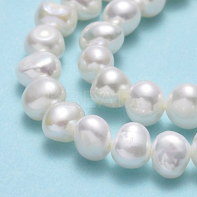 Natural Cultured Freshwater Pearl Beads Strands PEAR-A005-09-01-X-1