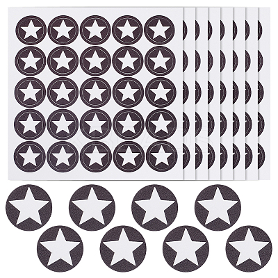 PVC Plastic Waterproof Stickers DIY-WH0386-18B-1