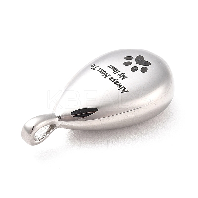 Non-Tarnish 304 Stainless Steel Urn Pendants LS-STAS-D179-19P-1