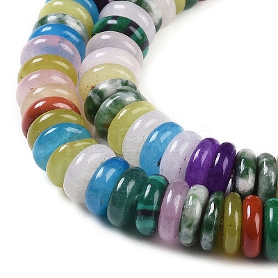 Natural & Synthetic Mixed Stone Beads Strands G-Q159-B12-01-1