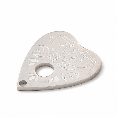 Non-Tarnish 304 Stainless Steel Pendants STAS-F290-16P-1