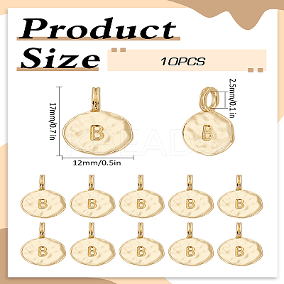 10Pcs Alloy Pendants FIND-LP0003-36B-1