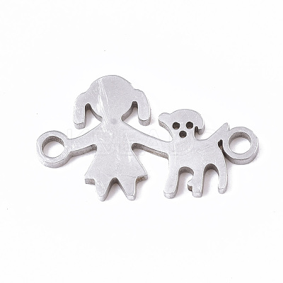 Tarnish Resistant 201 Stainless Steel Links connectors STAS-R104-003P-1