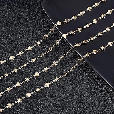 2.5M Brass Link Chains DIY-CA0002-14-1