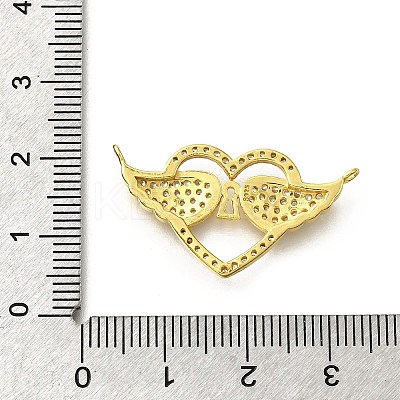 925 Sterling Silver Micro Pave Clear Cubic Zirconia Pendants STER-P067-02G-1