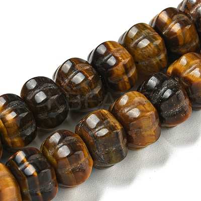 Natural Tiger Eye Beads Strands G-G142-A15-01-1