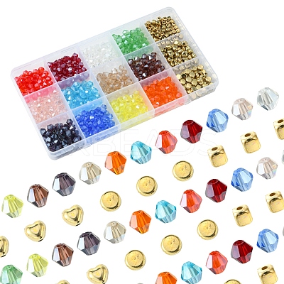 DIY Glass Beads Bracelets Jewelry Making Kit DIY-FS0007-70-1