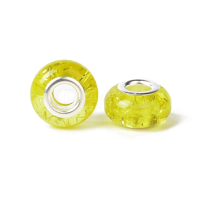 Rondelle Resin European Beads RPDL-A001-01-05-1