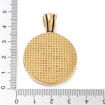 Ion Plating(IP) 304 Stainless Steel Pendants STAS-R225-06AG-1