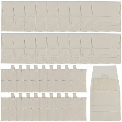 20Pcs Microfiber Jewelry Envelope Pouches ABAG-SP0001-47C-1