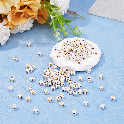 Opaque Acrylic Beads MACR-TAG0001-07G-1