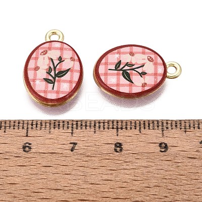 Valentine's Day Printed Alloy Pendants PALLOY-SZC0008-05Q-1