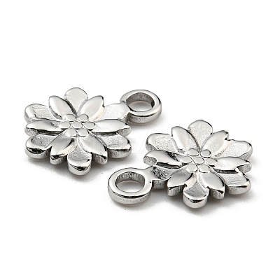 Non-Tarnish 304 Stainless Steel Charm STAS-R124-03P-1