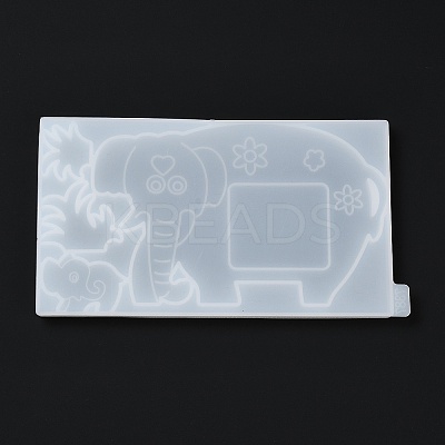 DIY Elephant Photo Frame & Grass Decoration Silicone Molds LS-DIY-I099-56-1